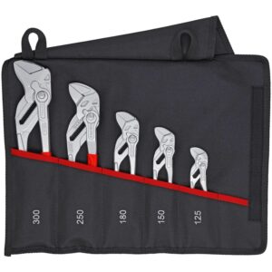 Knipex 00 19 55 S4 5 Pc Pliers Wrench Set in Tool Roll