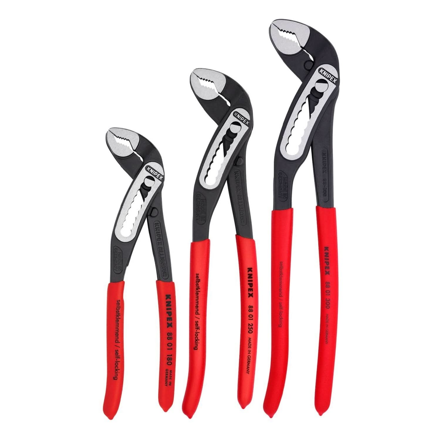 Knipex 00 20 07 US1 3 Pc Alligator Pliers Set