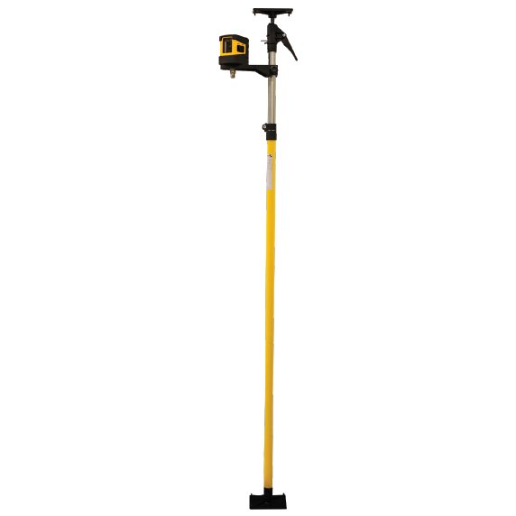 Stabila 03281 LAX 60 G Green Cross Line Laser Level Set w/ Pole & Mounting Bracket