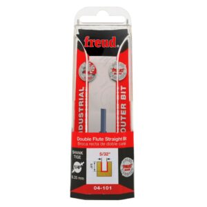 Freud 04-101 5/32-Inch Double Flute Straight Router Bit