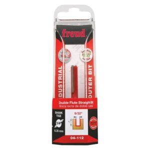 Freud 04-112 9/32-Inch Double Flute Straight Router Bit