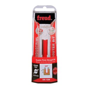Freud 04-124 3/8-Inch Double Flute Straight Router Bit