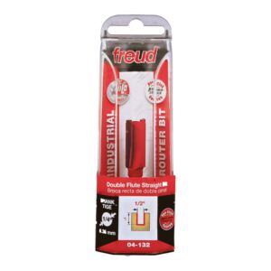 Freud 04-132 1/2-Inch Double Flute Straight Router Bit