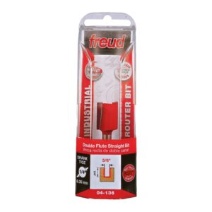 Freud 04-136 5/8-Inch Double Flute Straight Router Bit