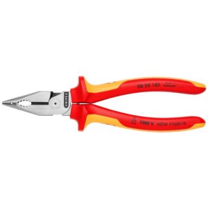 Knipex 08 28 185 US Needle-Nose Combination Pliers-1000V Insulated