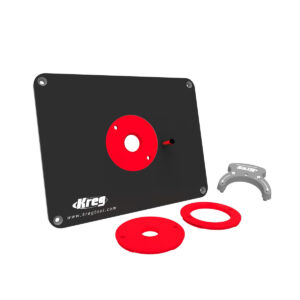Kreg Tool Precision 9-1/4 in. x 11-3/4 in. Router Table Insert Plate Predrilled for Triton with Level-Loc Rings (PRS4034)