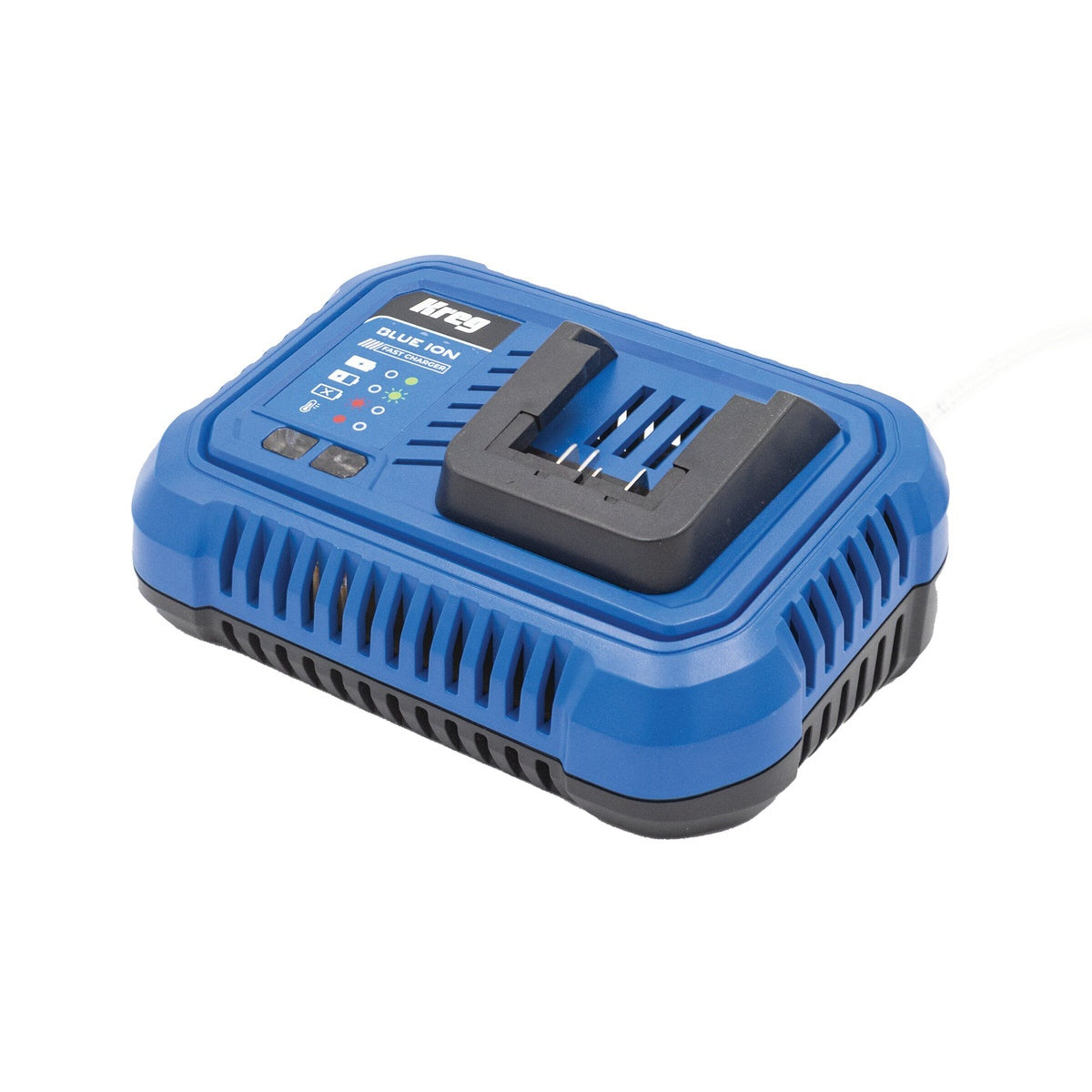 Kreg Tool 20V Blue Ion Corded Fast Battery Charger for Blue Ion Batteries (CRGR401A)