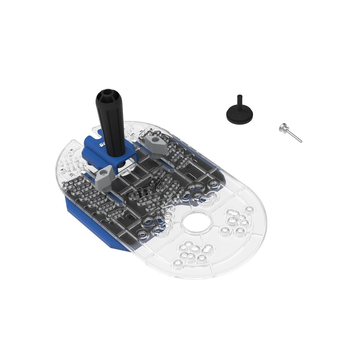 Kreg Trim Router Edge Guide Router Accessory for Dados, Grooves, and Circle Cuts (KRTBP150)