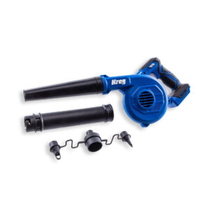 Kreg 20V Cordless 200 MPH Shop Blower Tool Only with Nozzles (KPTCB100B)