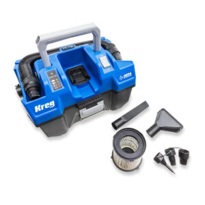 Kreg 20V 2.6 gal. Cordless Wet/Dry Vacuum with HEPA, Tool Only (KPTWDV026B)