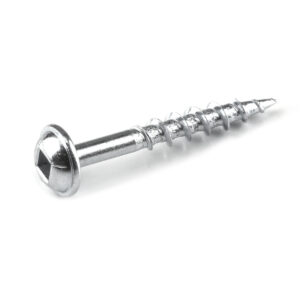 Kreg Tool #8 1-1/4-in. Coarse Washer Head Zinc Pocket-Hole Screws, 1200-Count for Indoor Wood Joinery (SML-C125-1200)