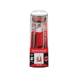 Freud 12-172 1-Inch Double Flute Straight Router Bit (Eclipse Grind)