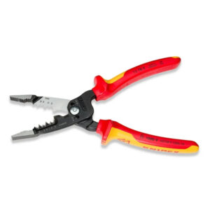 Knipex 8-in Forged Wire Stripper 20-10 AWG-1000V Insulated (13 78 8 SBA)