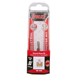 Freud 18-104 1/8-Inch Radius Round Nose Router Bit