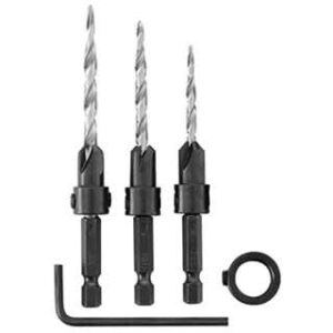 Irwin 1882793 Tapered Countersink 4pc Set