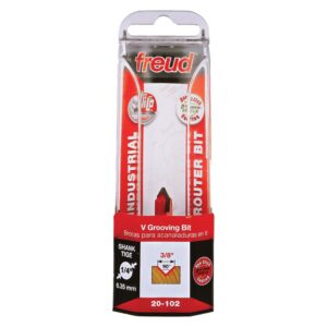 Freud 20-102 3/8-Inch V Grooving Router Bit