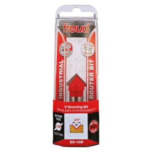 Freud 20-108 3/4-Inch V Grooving Router Bit