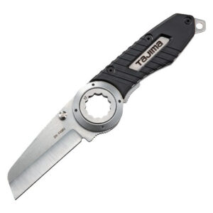 Tajima VARIX Folding Compact Knife with Hollow-Ground Blade and Integrated Socket (DK-FKMU)