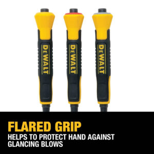 DEWALT 1/32-in., 2/32-in., 3/32-in. Bi-Material Nail Set, 3-Piece Hand Tool Set (DWHT58018)