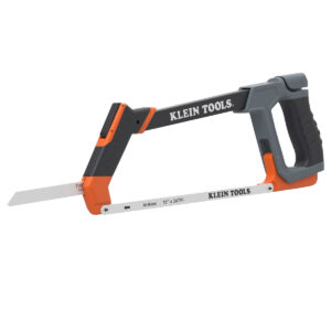 Klein High Tension 12-in. 24 TPI Hacksaw with Bi-Metal Blade and Reciprocating Blade Mount (31430)