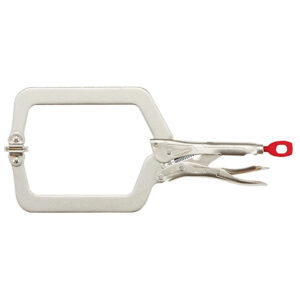 Milwaukee TORQUE LOCK 9-in. Deep Reach Swivel Locking C-Clamp with One-Handed Release (48-22-3523)