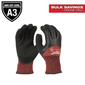 Milwaukee Cut Level 3 Winter Insulated Work Gloves, Small (48-22-8920)