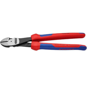Knipex 10-in. High Leverage Diagonal Cutters with Multi-Component Grip (74 02 250 SBA)