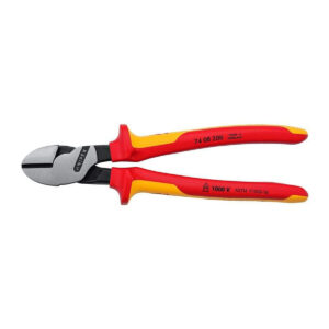 Knipex 8-in. High Leverage Diagonal Cutters with 1,000V Insulated Handles (74 08 200 SBA)