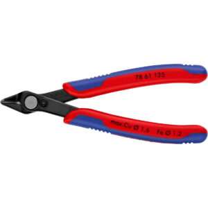 Knipex Electronics Super-Knips 5-in. Precision Flush Cut Pliers for Electronics Work (78 61 125 SBA)