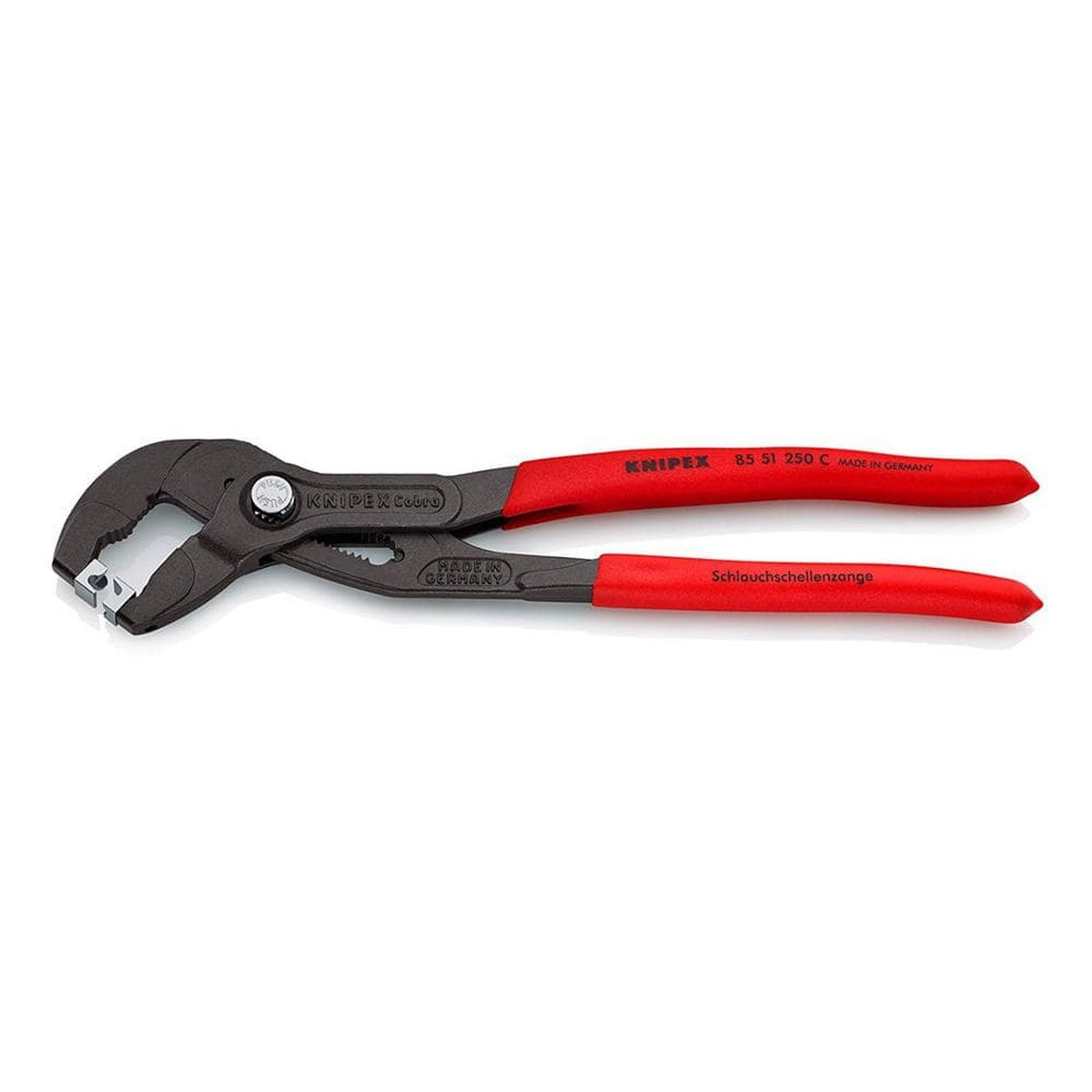 Knipex 10-in. Hose Clamp Pliers for Click Clamps with Rotating Tips (85 51 250 C SBA)