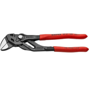 Knipex 180 mm 1.5-in. Capacity Pliers Wrench with Smooth Parallel Jaws (86 01 180 SBA)