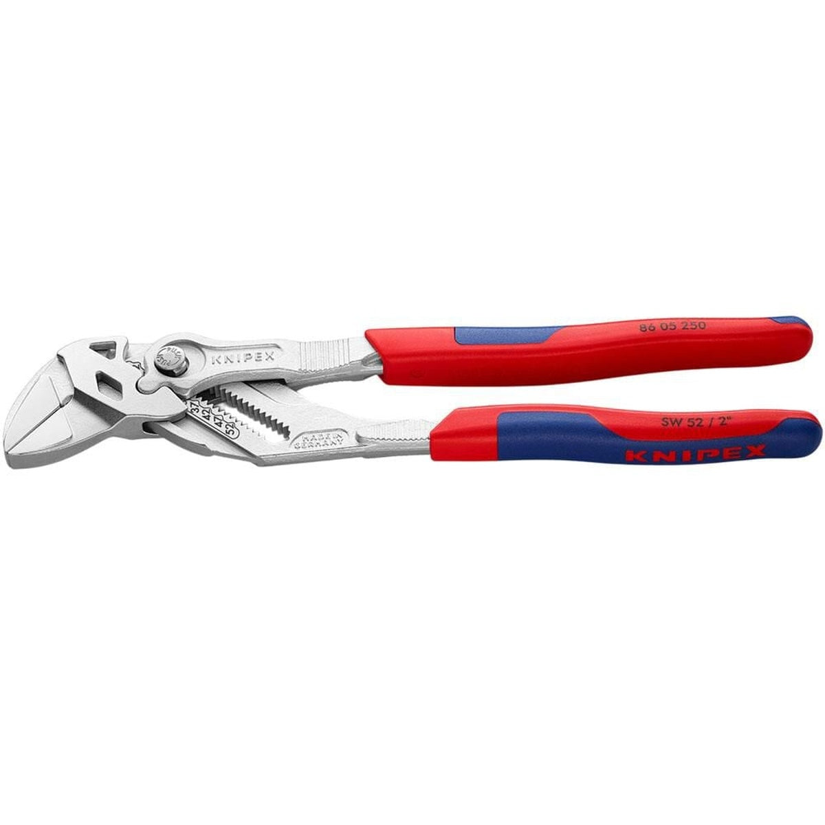 Knipex 250 mm Pliers Wrench with Chrome-Plated Head and 2-in. Jaw Capacity (86 05 250 SBA)