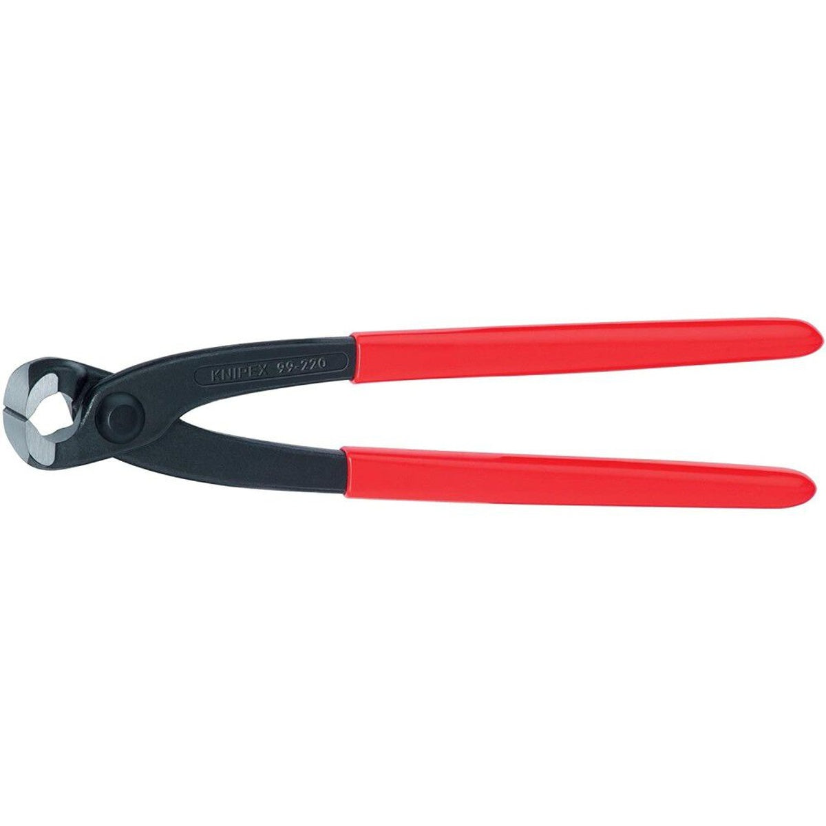 Knipex 8-3/4-in. Concreters' Nippers End Cutting Pliers with Plastic-Coated Handles (99 01 220 SBA)