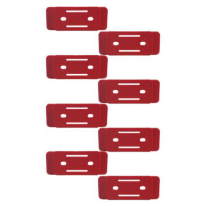 StealthMounts Milwaukee PACKOUT Feet Red 8-Pack Mounting Accessory for Storage Customization (PAC-F-02-8)