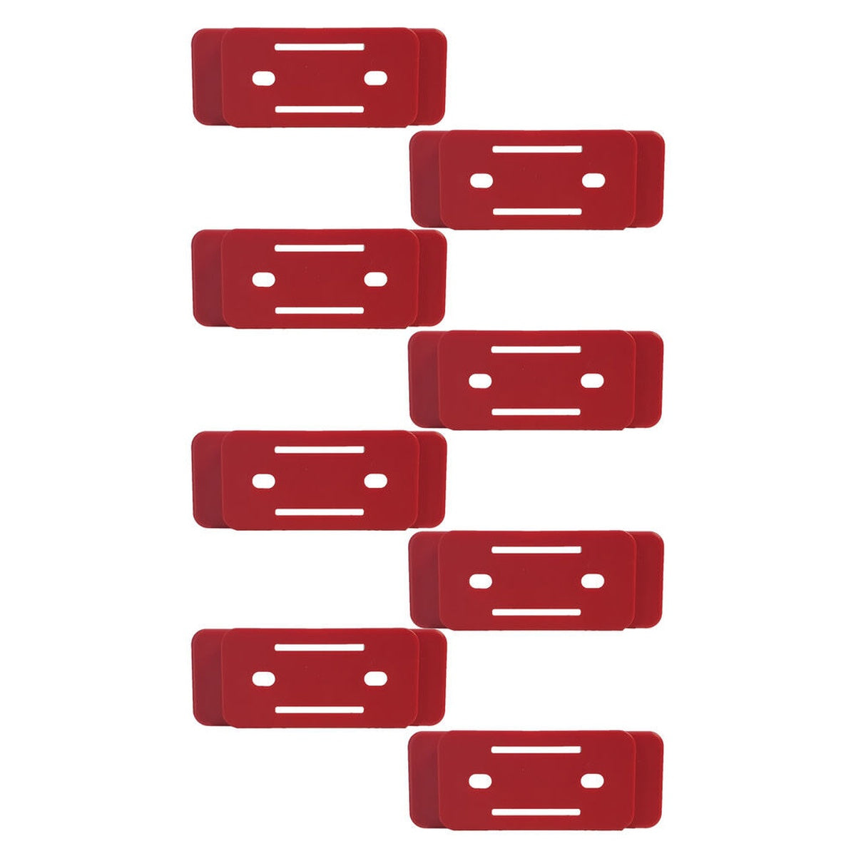 StealthMounts Milwaukee PACKOUT Feet Red 8-Pack Mounting Accessory for Storage Customization (PAC-F-02-8)