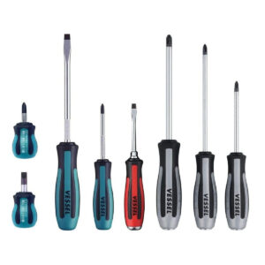 Vessel MEGADORA IMPACTA 8-Piece Assorted Screwdriver Set with EVA Tray (980MIXEVA)