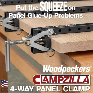 Woodpeckers ClampZILLA 3.0 50-in. 4-Way Panel Clamp for Glue-Ups (CLPZ-50-1-22)