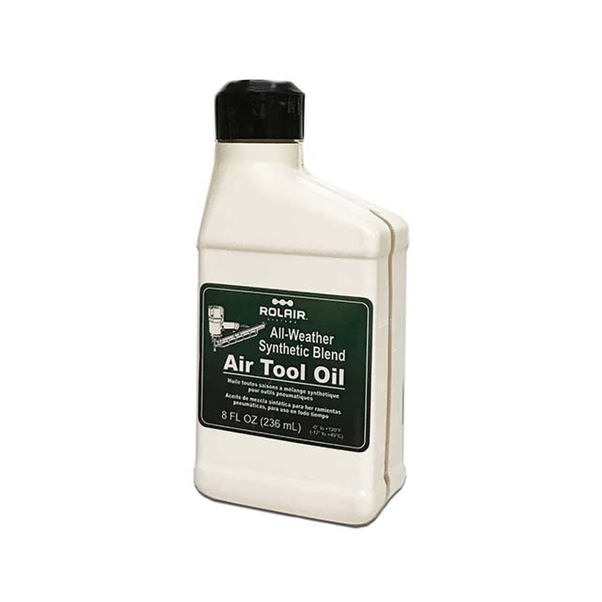 Rolair 8 oz. Synthetic All-Weather Air Tool Oil for Pneumatic Tools (OILTOOL8)