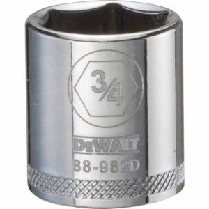 DEWALT 3/8 in. Drive 3/4 in. 6-Point SAE Socket, 1-Piece (DWMT88982OSP)