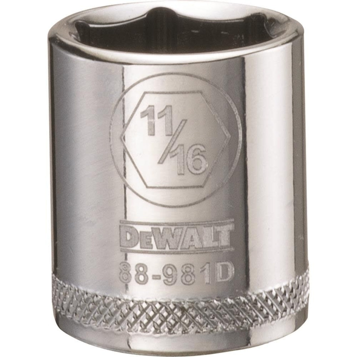 DEWALT 3/8 in. Drive 11/16 in. SAE 6-Point Socket with DirectTorque Technology (DWMT88981OSP)