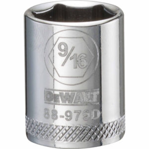 DEWALT 3/8-in. Drive 9/16-in. 6-Point Socket, SAE, Chrome Vanadium (DWMT88979OSP)