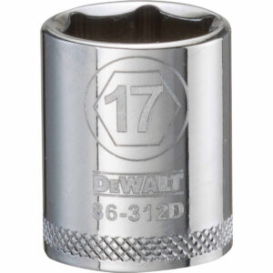 DEWALT 3/8 in. Drive 17 mm 6-Point Mechanics Socket (DWMT86312OSP)