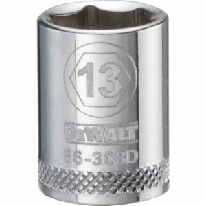 DEWALT 3/8-in. Drive 13 mm 6-Point Socket with Knurled Ring (DWMT86308OSP)