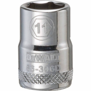 DEWALT 3/8-in. Drive 11 mm 6-Point Socket, Single Piece (DWMT86306OSP)
