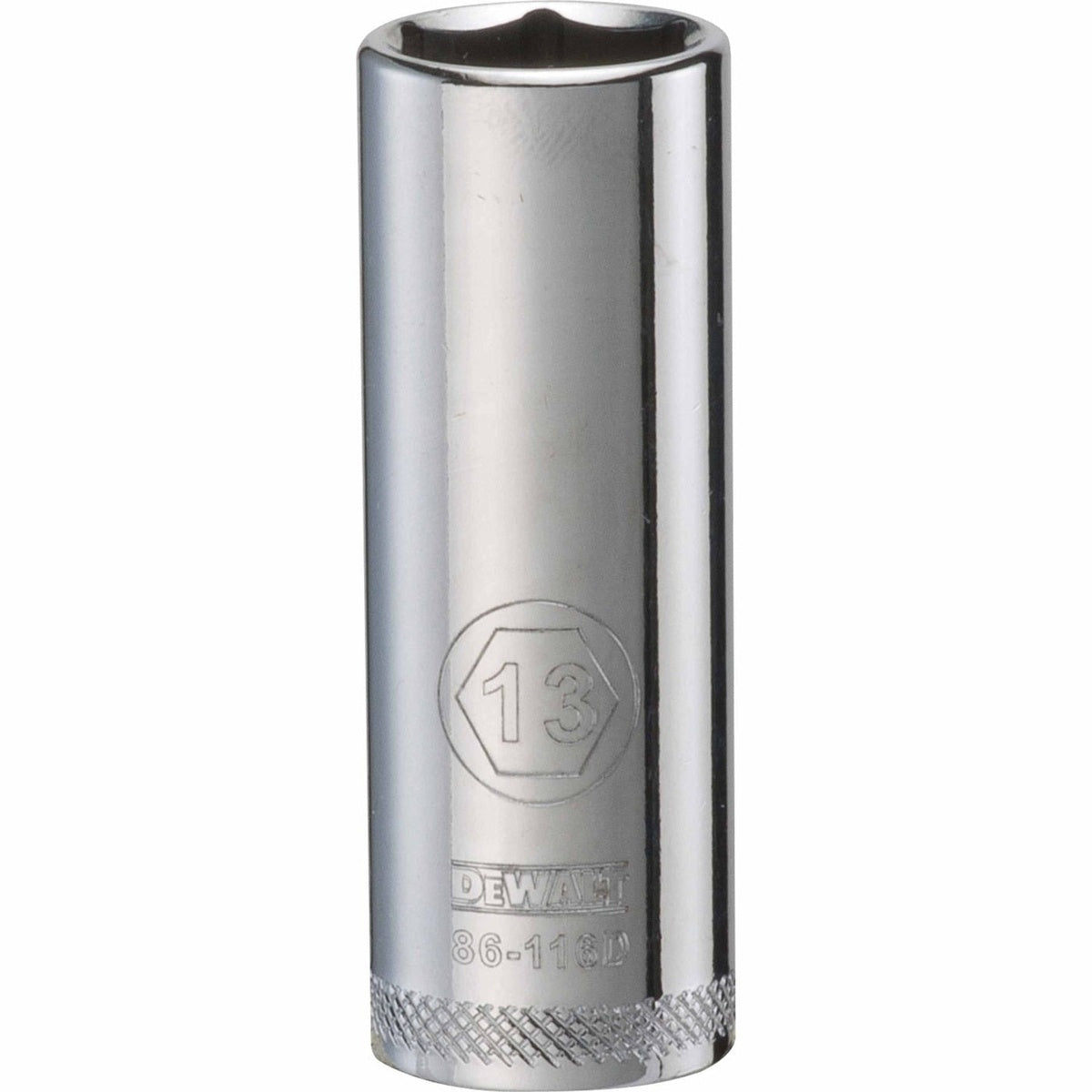 DEWALT 1/4 in. Drive 13 mm 6-Point Deep Socket for Mechanics (DWMT86116OSP)