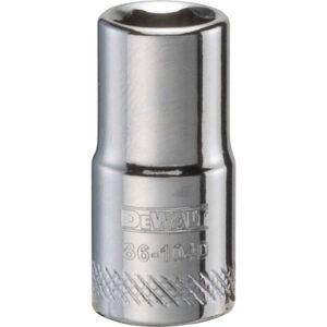 DEWALT 1/4 in. Drive 7 mm 6-Point Socket with Knurled Ring (DWMT86104OSP)
