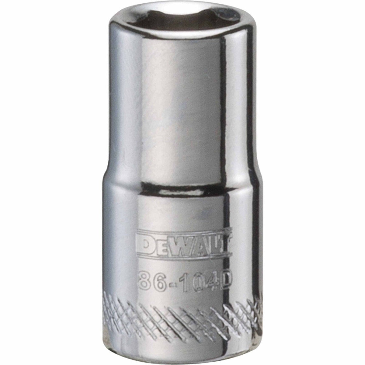 DEWALT 1/4 in. Drive 7 mm 6-Point Socket with Knurled Ring (DWMT86104OSP)