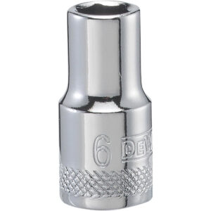 DEWALT 6 mm 1/4-in. Drive 6-Point Deep Impact Socket, Metric (DWMT86103OSP)