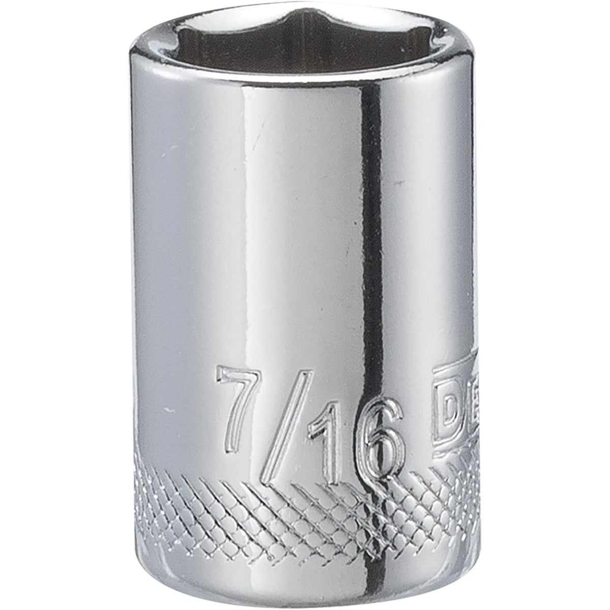 DEWALT 1/4-in. Drive 7/16-in. SAE 6-Point Socket, Single Piece (DWMT86029OSP)