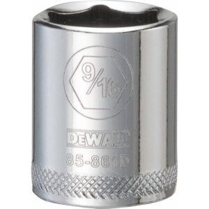 DEWALT 9/16-in. 1/4-in. Drive 6-Point Standard Socket, SAE (DWMT85861OSP)